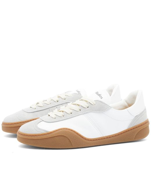 Acne White Bars Sneakers for men