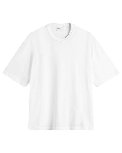 MKI Miyuki-Zoku White 220 Gsm Slub T-Shirt for men