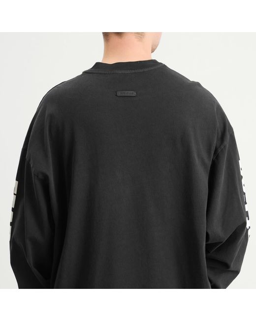 Fear Of God Black Relaxed Long Sleeve T-Shirt for men