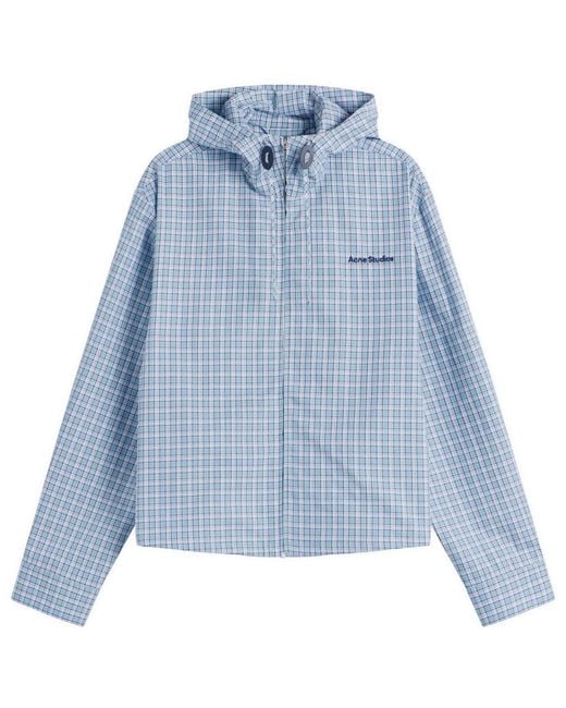 Acne Blue Ofass Check Jacket