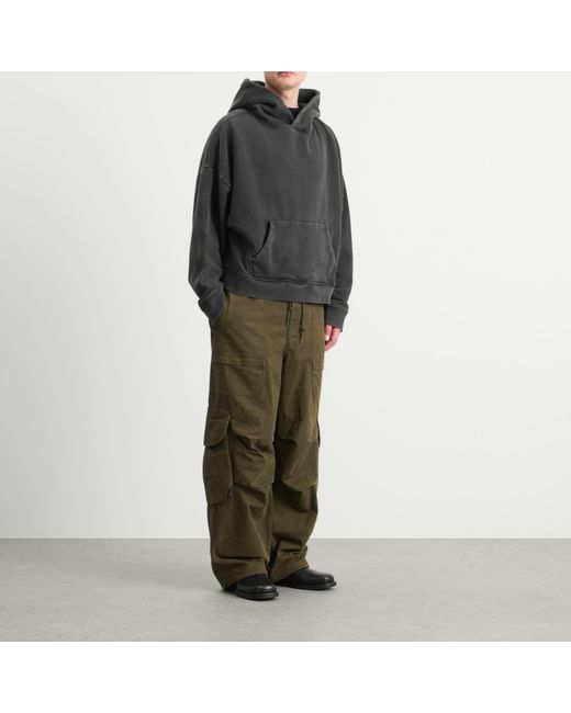 Entire studios Black Heavy Hoodie for men