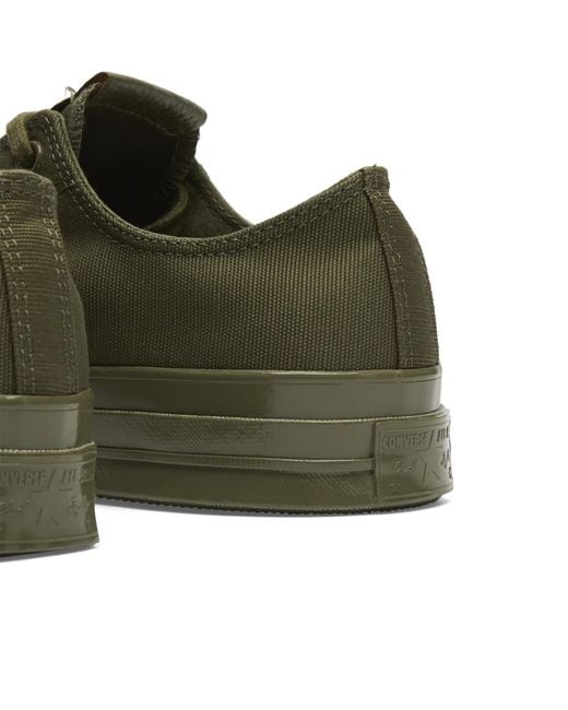 Converse Green Chuck Taylor 1970S Monochrome Ox Sneaker for men