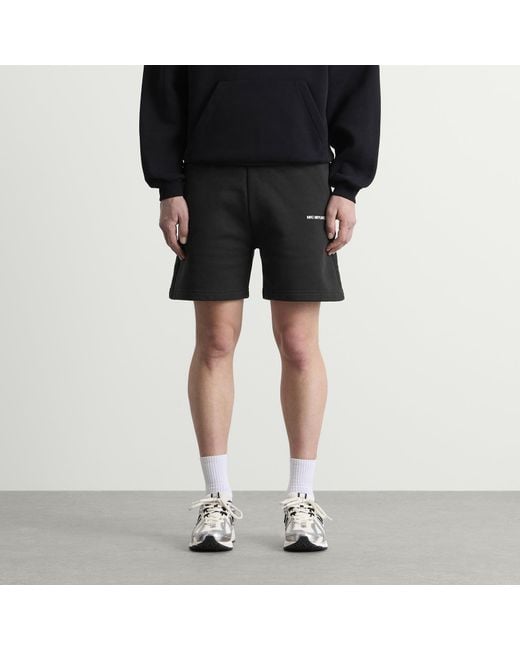 MKI Miyuki-Zoku Black Uniform Sweat Shorts for men
