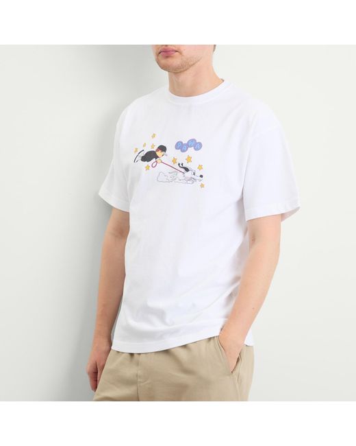 Pawa Speed Sports White Walkies T-Shirt for men