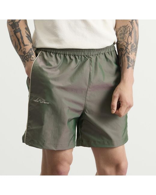Les Deux Green Prince Shiny Shorts for men