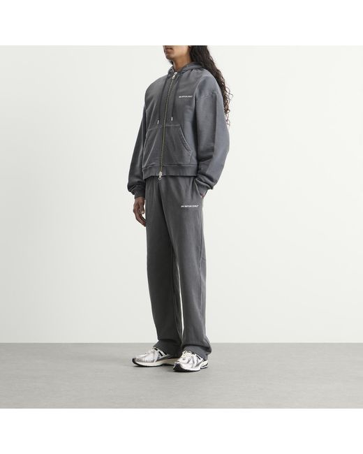 MKI Miyuki-Zoku Gray Uniform Wide Leg Joggers for men
