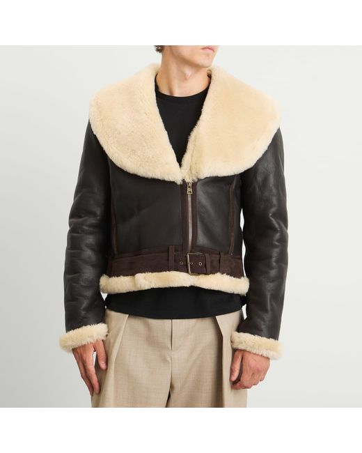 J.W. Anderson Black Aviator Jacket for men
