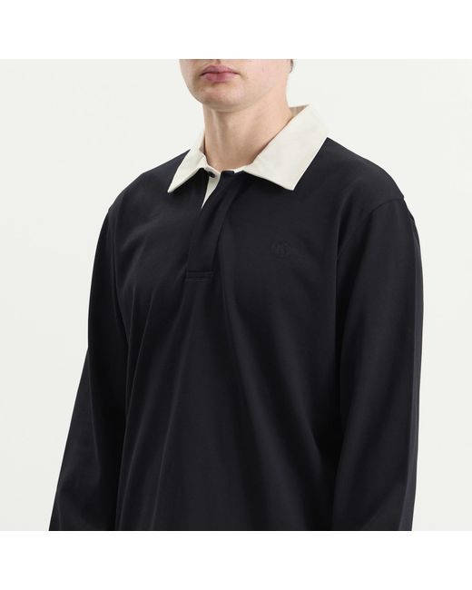 Palmes Black Ball Rugby Shirt for men