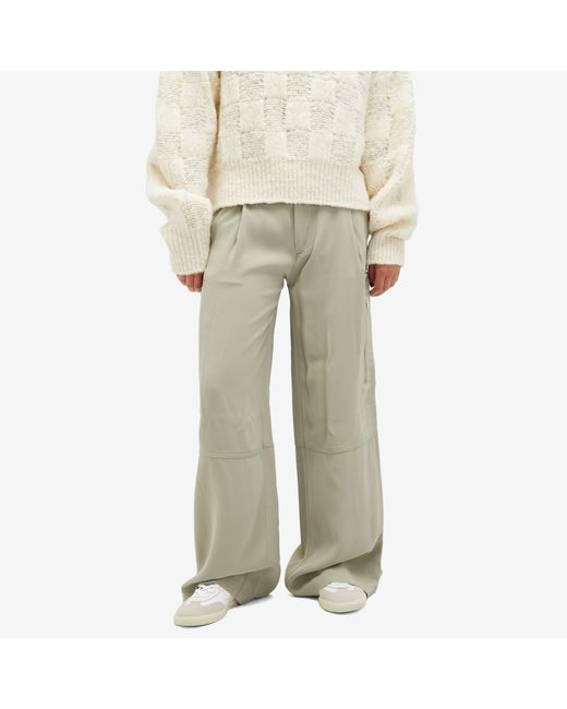 AMI Green Cargo Trousers