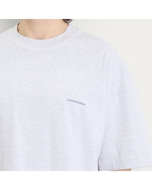 Cole Buxton White Mini Logo T-Shirt for men