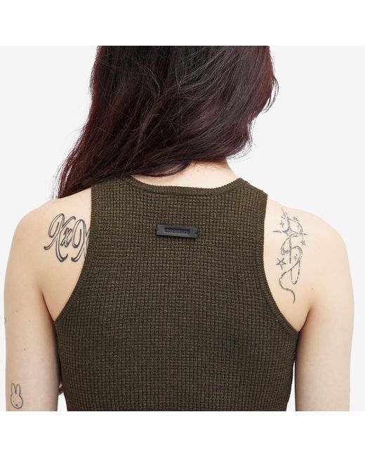Fear Of God Brown Waffle Sport Tank Top