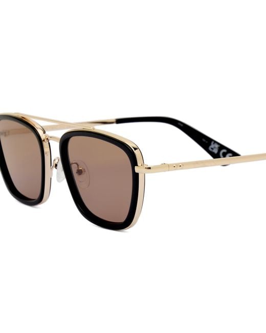 Le Specs Brown Diametric Sunglasses