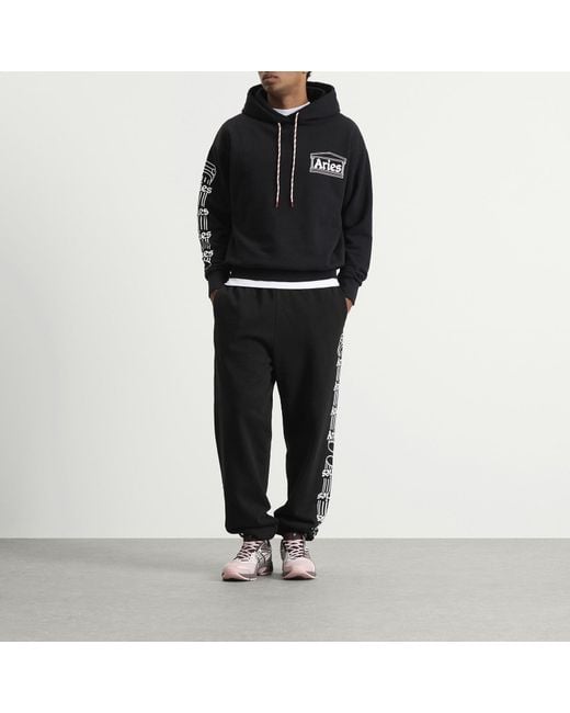 Aries Black Column Sweatpants for men