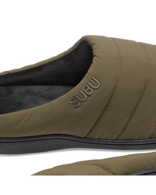 A.P.C. Brown X Subu Slipper for men