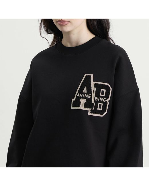 Anine Bing Black Miles Sweatshirt