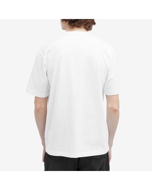 Comme des Garçons White Logo T-Shirt for men