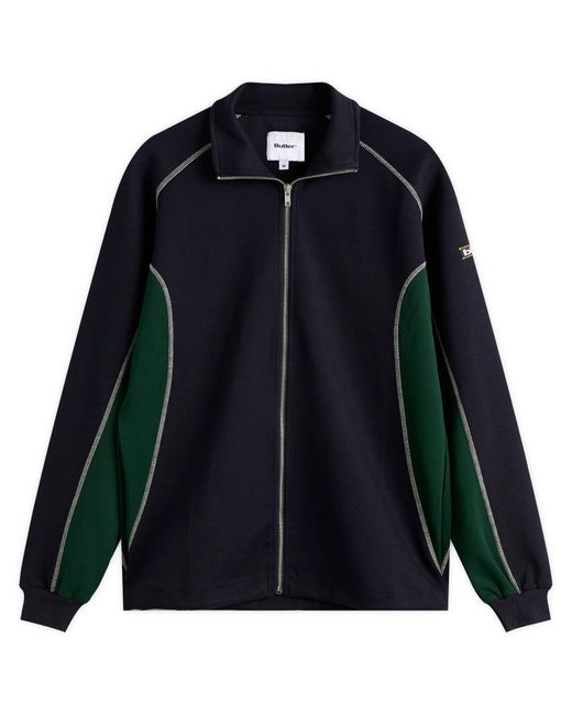 Butter Goods Black Warped Track Jacket for men