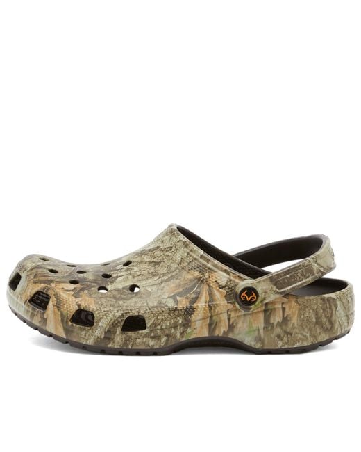 CROCSTM Brown Realtree Camo Classic Clog for men