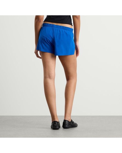 Nike Blue X Skims Stretch Nylon Runner Short