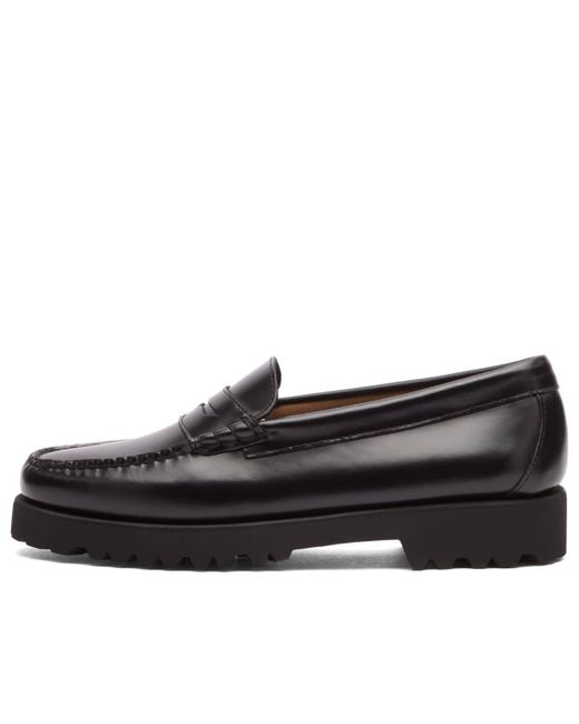 G.H.BASS Black 90S Penny Chunky Loafer