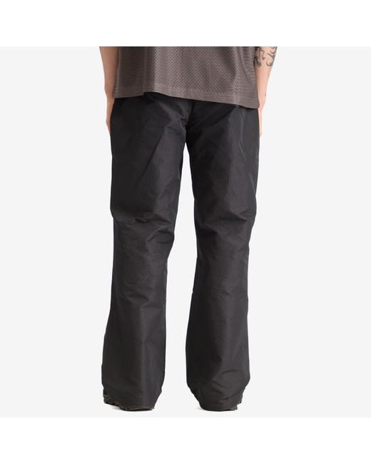 Umbro by Slam Jam Black Micro Check Track Pants for men