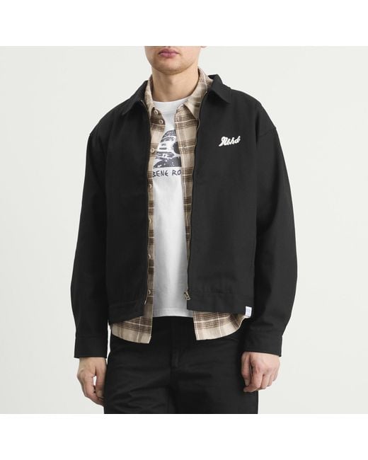 Neighborhood Black Zip Work Jacket for men