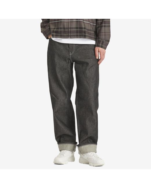 AWAKE NY Gray Logo Denim Jeans for men