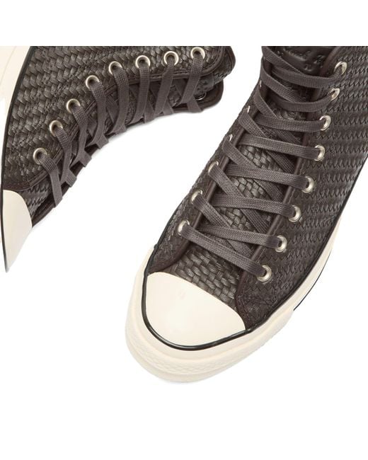 Converse Brown Chuck Taylor 1970S Hi Woven Sneaker for men