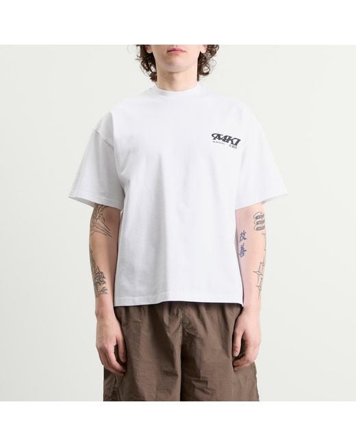 MKI Miyuki-Zoku White Stack T-Shirt for men