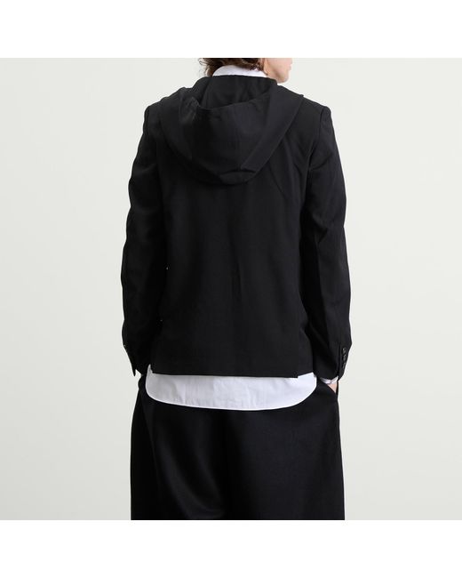 Comme des Garçons Black Comme Des Garçons Hooded Blazer for men