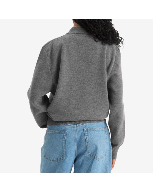 Rohe Gray Sculptural Polo