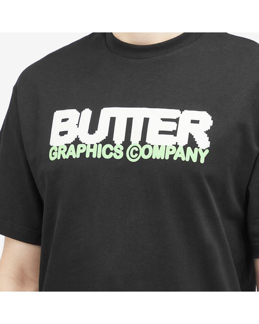 Butter Goods Black Program T-Shirt for men