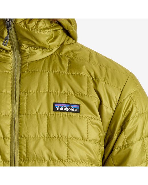 Patagonia Green Nano Puff Hoodie for men