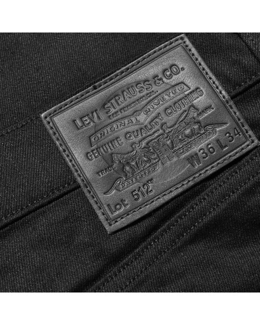 Levi's Black Levis Vintage Clothing 512 Slim Taper Jeans for men