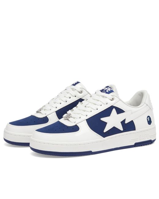 A Bathing Ape Blue Negative Bape Sta Sneaker for men