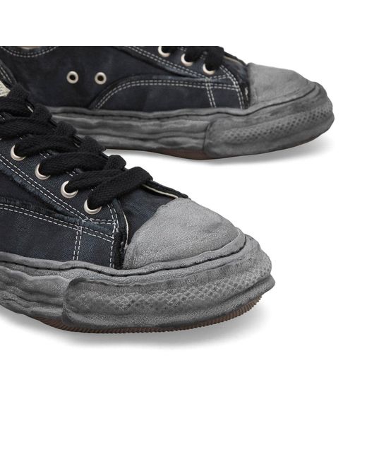 Maison Mihara Yasuhiro Black Peterson 23 Embroidery Vintage Low for men
