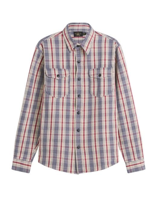 RRL Multicolor Lee Check Shirt for men
