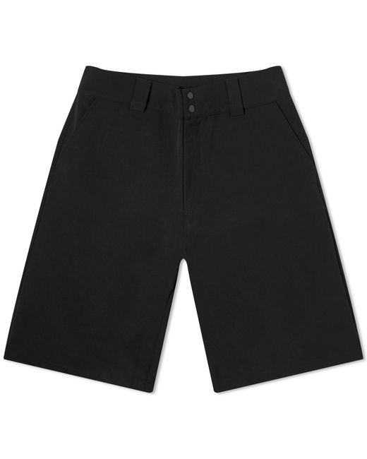 GR10K Black Relaxed Waist Shorts for men