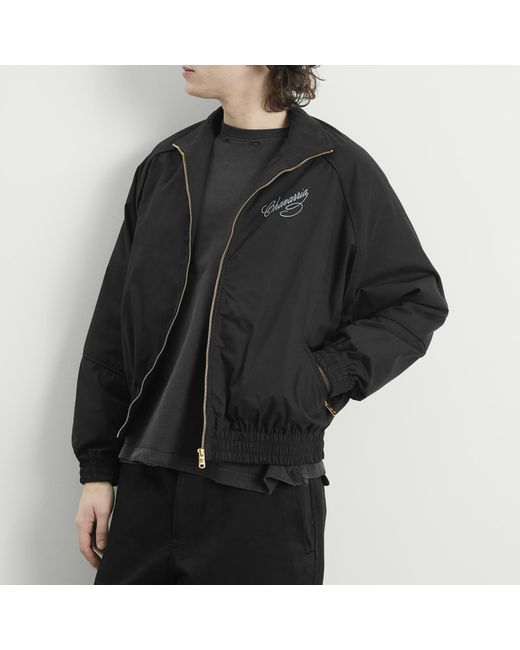 Willy Chavarria Black Ruff Rider Track Jacket for men