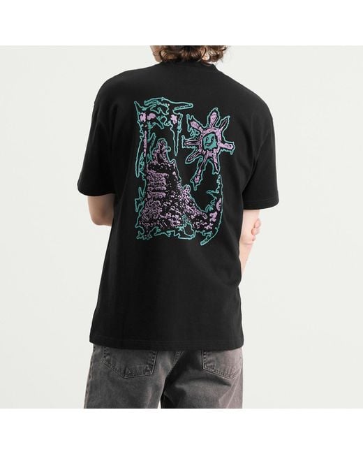 POLAR SKATE Black Lovely Day T-Shirt for men