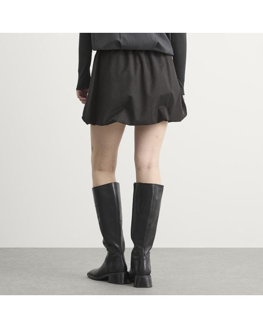 Samsøe & Samsøe Black Saroko Drawstring Waist Mini Skirt