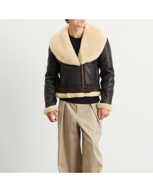 J.W. Anderson Black Aviator Jacket for men