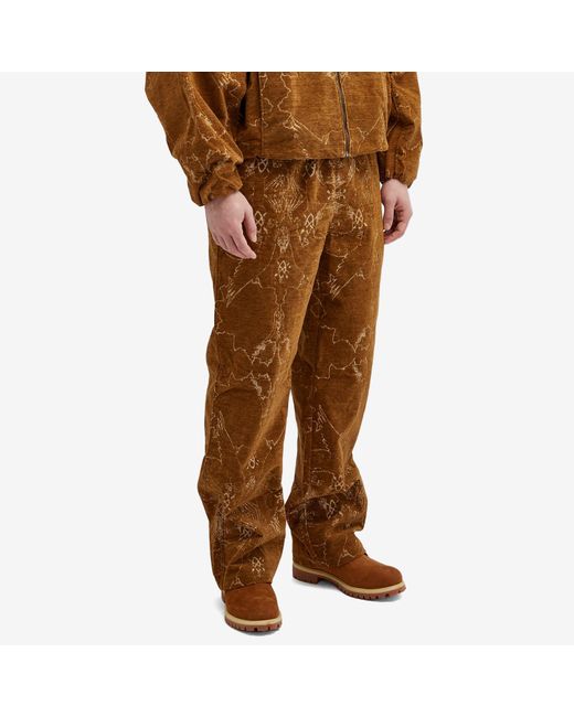 Daily Paper Brown Search Rhythm Track Pants for men