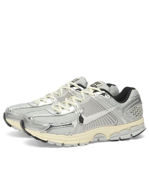 Nike White Vomero 5 Chrome Sneaker