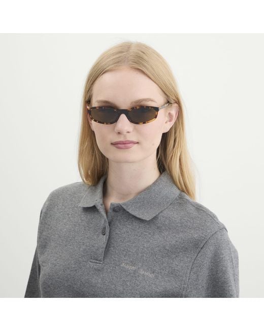 Miu Miu Brown A06S Sunglasses