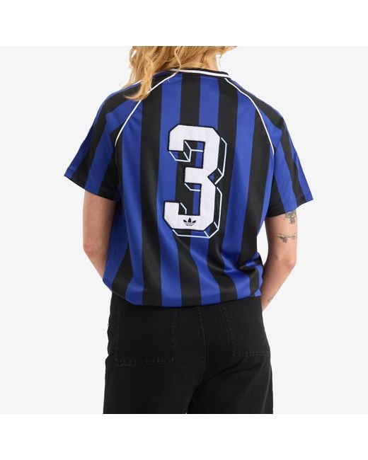 Adidas Blue Striped Jersey