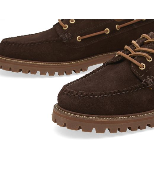 G.H.BASS Brown Ranger Camp Moc Shoe for men