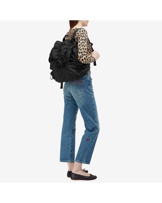Damson Madder Ruched Backpack リュック 黒 バックパック ruched backpack – Damson Madder