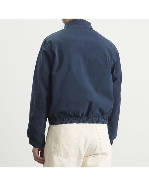 Drake's Green Reversible Blouson for men