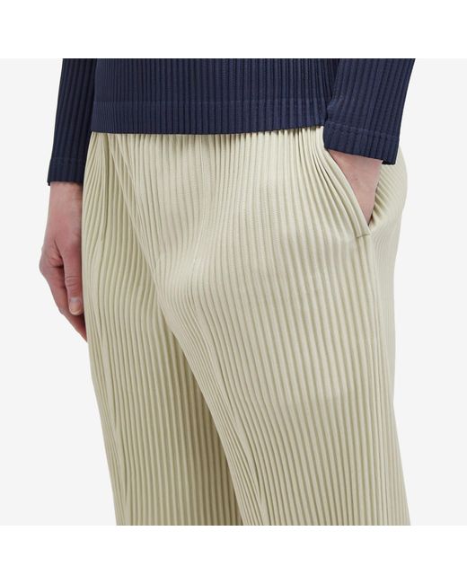 Homme Plissé Issey Miyake Natural Pleated Compleat Trousers for men
